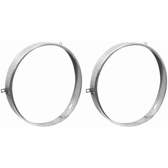 Retaining Ring, Headlamp, 1970-75, Pair