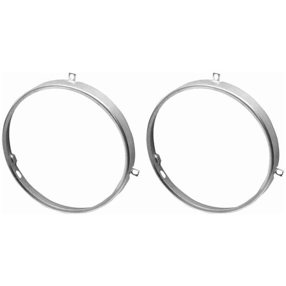 Retaining Ring, Headlight, 1964-70 CH/EC/1964-72 BOP/1958-74 Cad, Pair