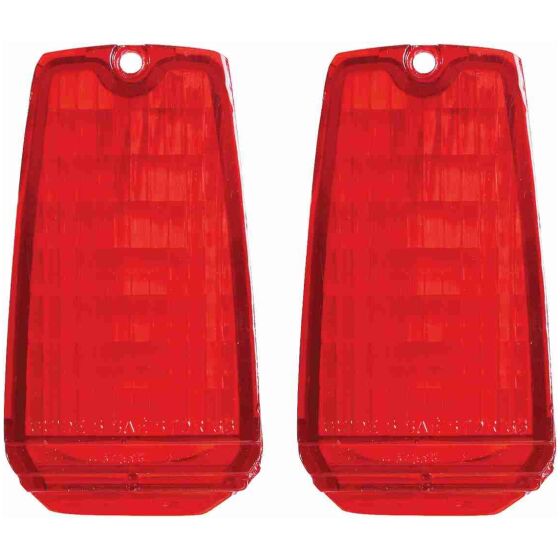 Lens, Tail Lamp, 1963 Cadillac, Bumper, Pair