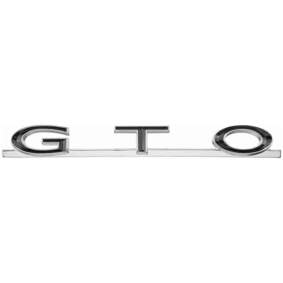 Emblem, Bakskärm / Quarter Panel, 1964-67 "GTO"