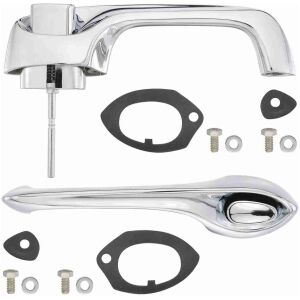 Handle Set, Outside Door, 1961-62 Cadillac, 2dr Coupe/Convertible