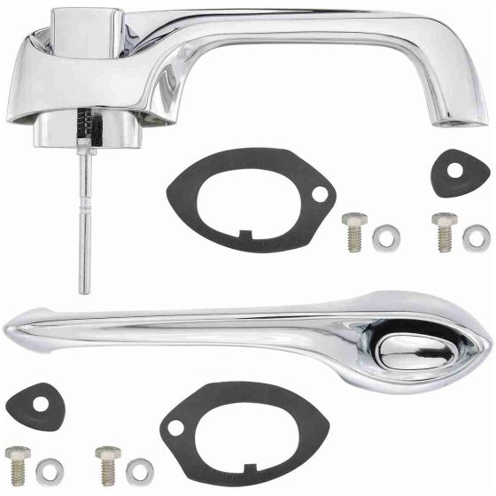 Handle Set, Outside Door, 1961-62 Cadillac, 2dr Coupe/Convertible