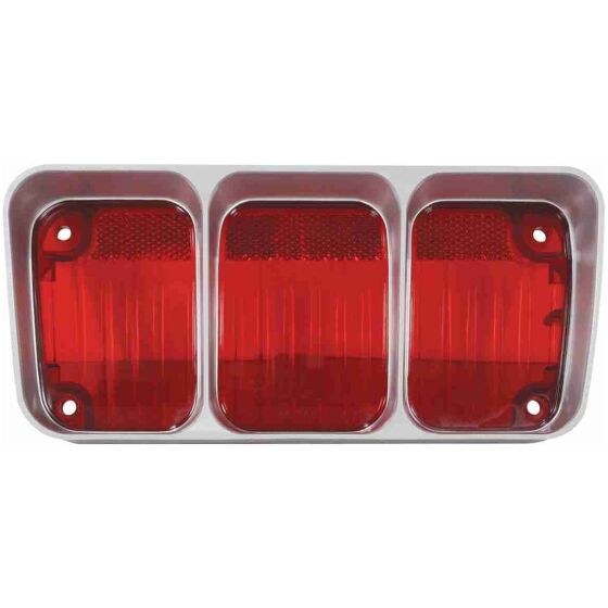 Lens, Tail Lamp, 1972 Cutlass/442, Lower, Exc. Wagon