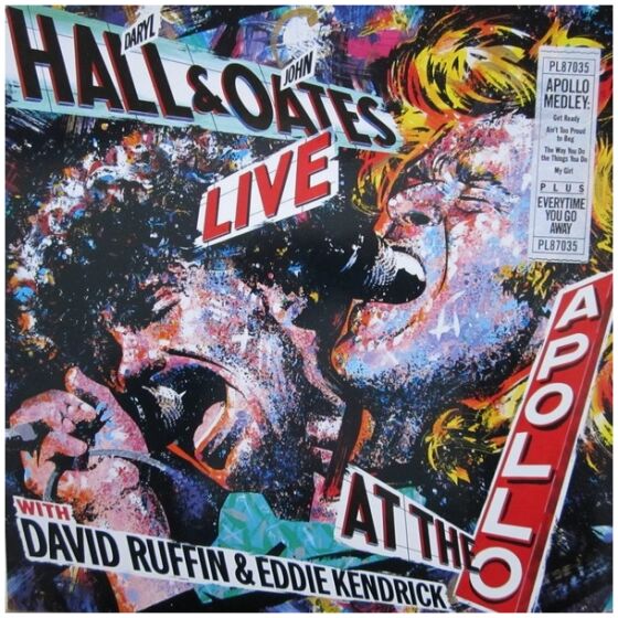 Daryl Hall & John Oates With David Ruffin & Eddie Kendrick* - Live At The Apollo (LP, Album)