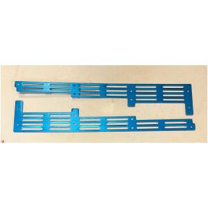 Tandkabelhallare till 7mm + 8mm tandkablar blue anodize, Mr Gasket 6022