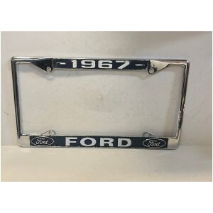 Nummerplåtsram kromad metall 1967 Ford