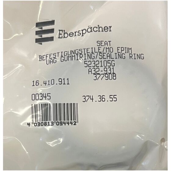 Gummiring tätning Eberspächer A32-931 / 5232105G / 377908