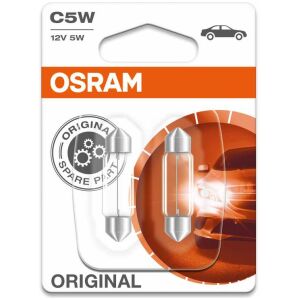 Glödlampa C5W 12V 2-p