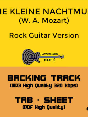 NeoClassical Etude – Backing Track & Guitar TAB / SHEET | MATT TEN