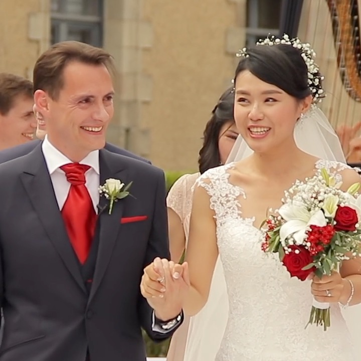 Vidéaste Mariage Domaine du Brandois -  les mariés heureux