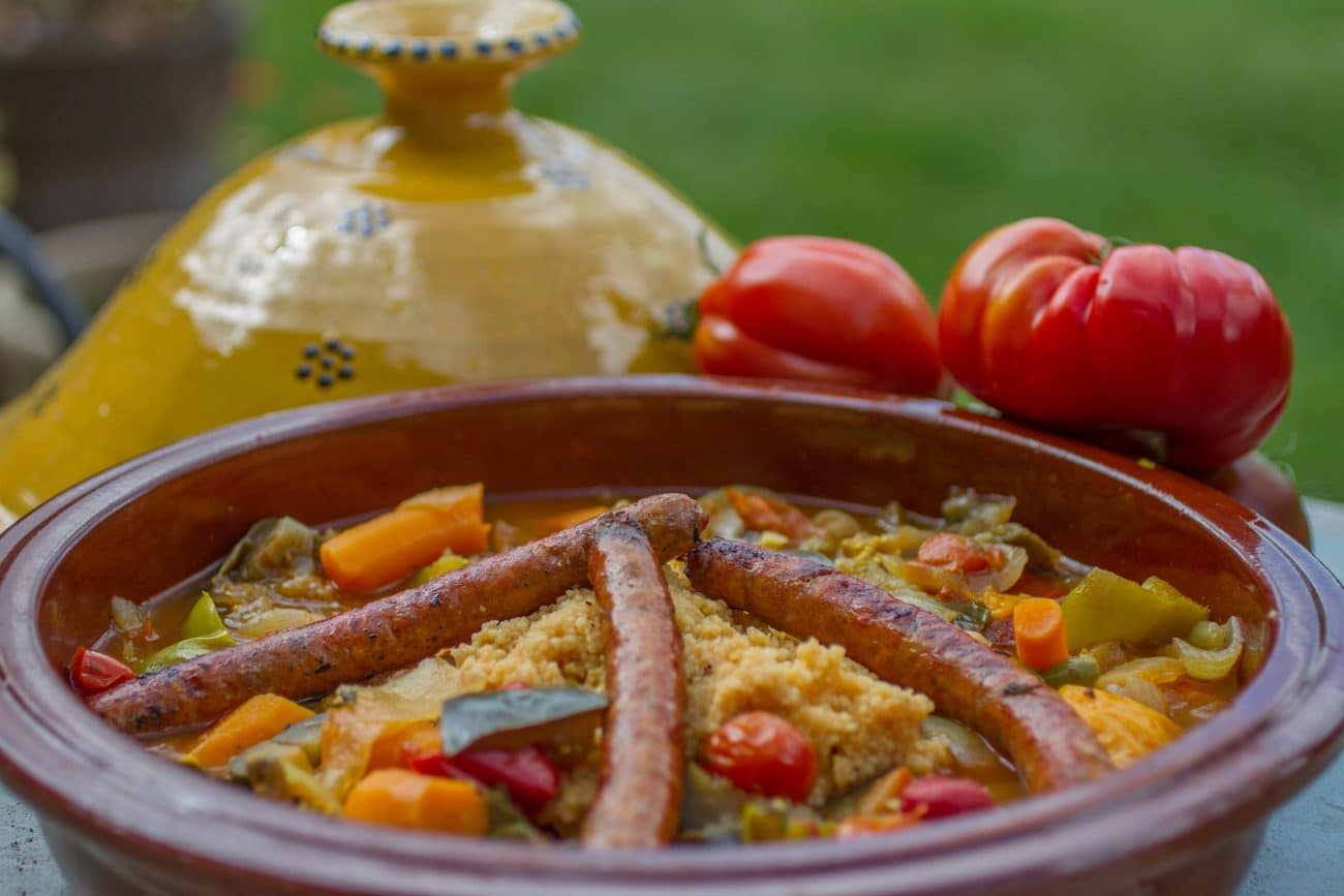 Tagine med Couscous och Merguez