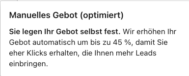 Wenn du einen CPC auf 10 € gesetzt hast, bietet LinkedIn bei Auktionen mit bis zu 14,5 € mit. 