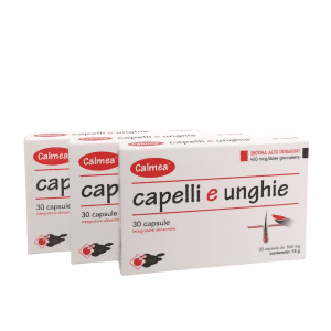 3 Confezioni Calmea Capelli e Unghie 30 cps da 500 mg