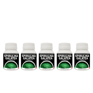 5 flaconi di Spirulina Galatea 60 compresse da 520 mg