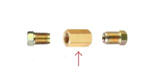 AN-03 til AN-03 Messing skjøtehylse