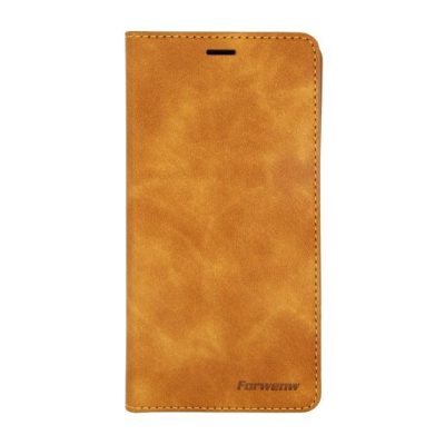 Flip Stand Magnetische Leather Case For iPhone 11 Pro Max Brown