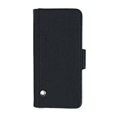 iPhone XS Max Flip Stand PU Leather Extra Card Wallet Case Black
