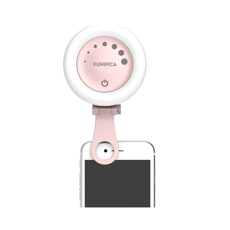 TikTok Selfie Lampa Ring - Rosa - Bild 2