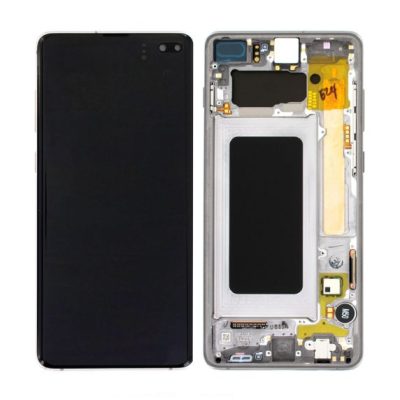 Samsung Galaxy S10 Plus Skärm med LCD Display Original - Svart