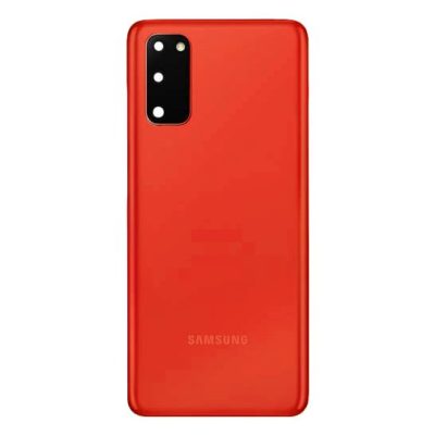 Samsung Galaxy S20 Baksida - Röd