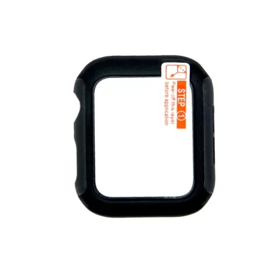 Heltäckande Skal Apple Watch 4 44mm Härdat Glas Svart