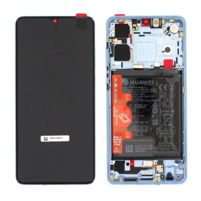 Huawei P30 (New Version) Skärm med LCD Display och Batteri Original - Breathing Crystal