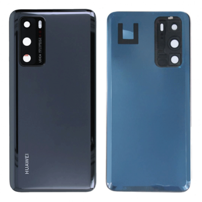 Huawei P40 Baksida/Batterilucka - Svart