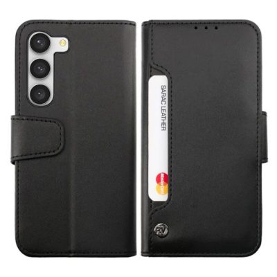 Samsung Galaxy S23 5G Plånboksfodral Extra Kortfack Rvelon - Svart