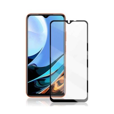 Skärmskydd Xiaomi Redmi 9T - 3D Härdat Glas Svart