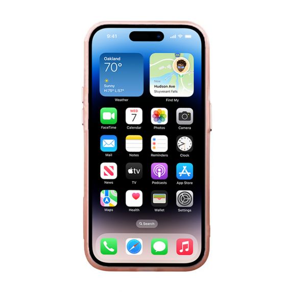 iPhone 13 Pro Mobilskal - Frostat Rosa - Bild 2