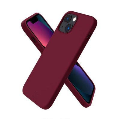 iPhone 13 Skal - Silikon Vinröd