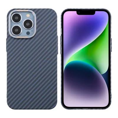 Kolfiber Skal iPhone 13 Pro - Blå