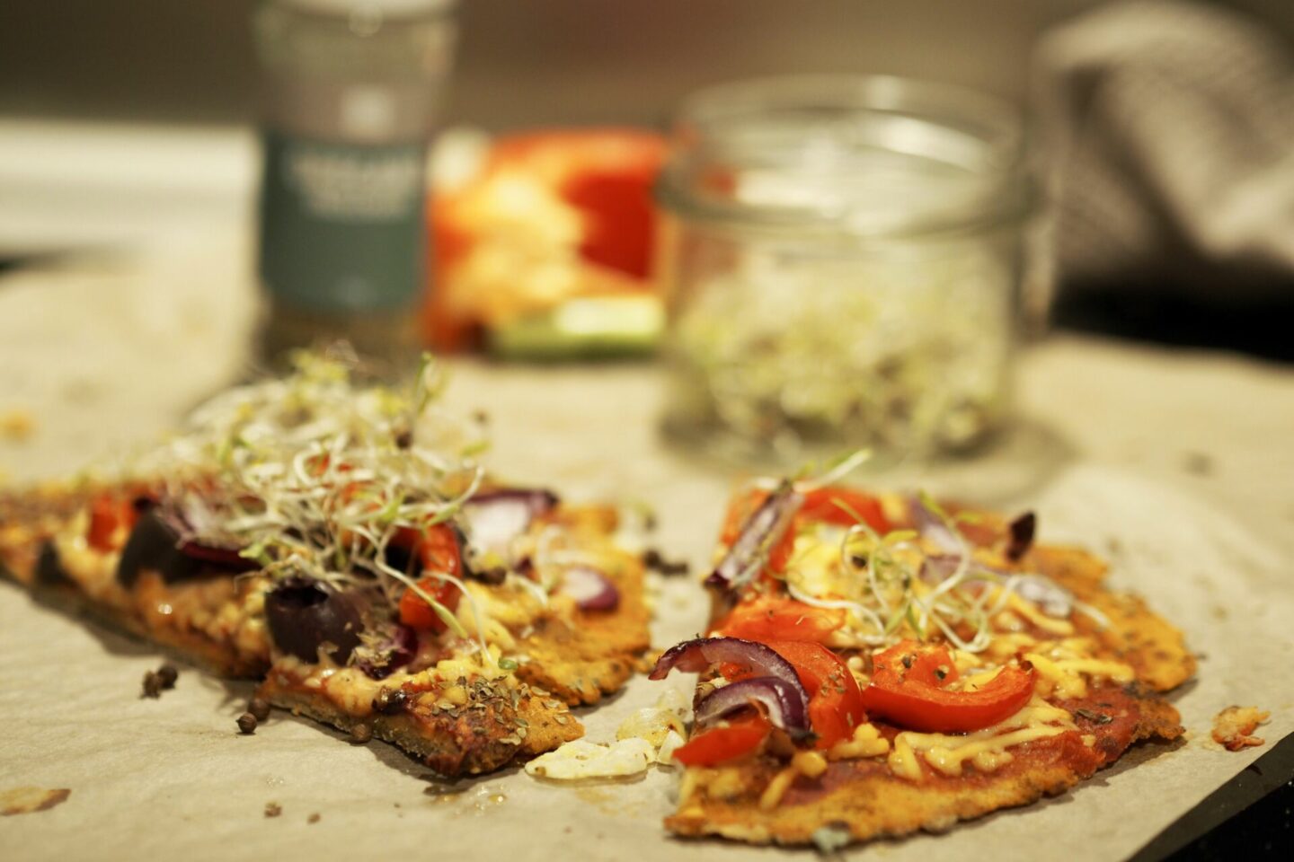 Glutenfri flatbread pizza