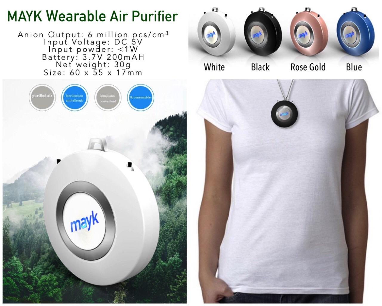 MAYK Wearable Air Purifier