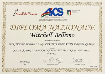 Diploma nazionale AICS