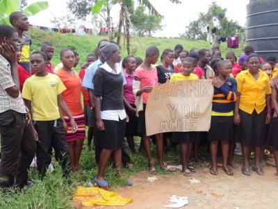 Water tank donation to Kansas College – Makindu