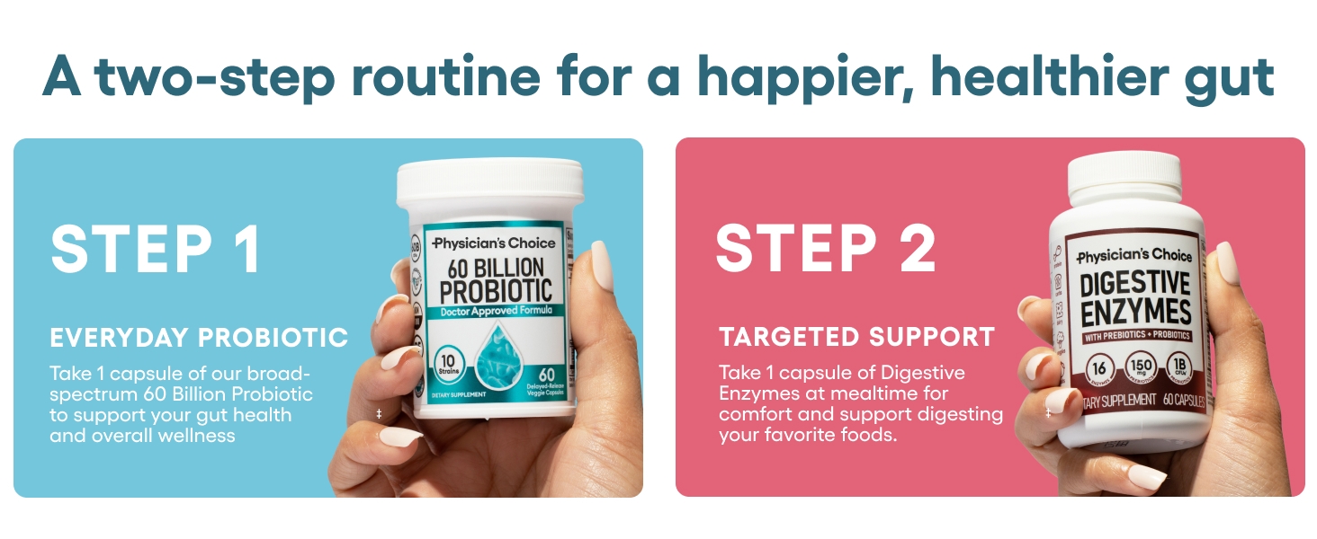 a two step routine for a healthier happier gut