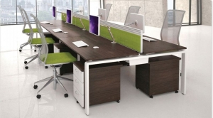 AURA bench modern desk range from Lee and Plumpton.....