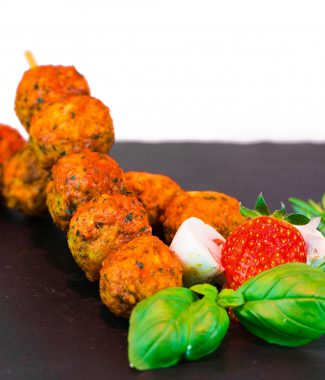 Brochette de boulettes