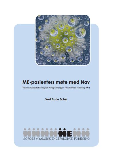 Bilde av forsiden til "ME-pasienters møte med NAV"