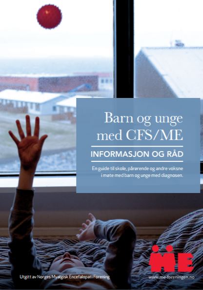 Bilde av forsiden til "Barn og unge med CFS/ME - informasjon og råd"