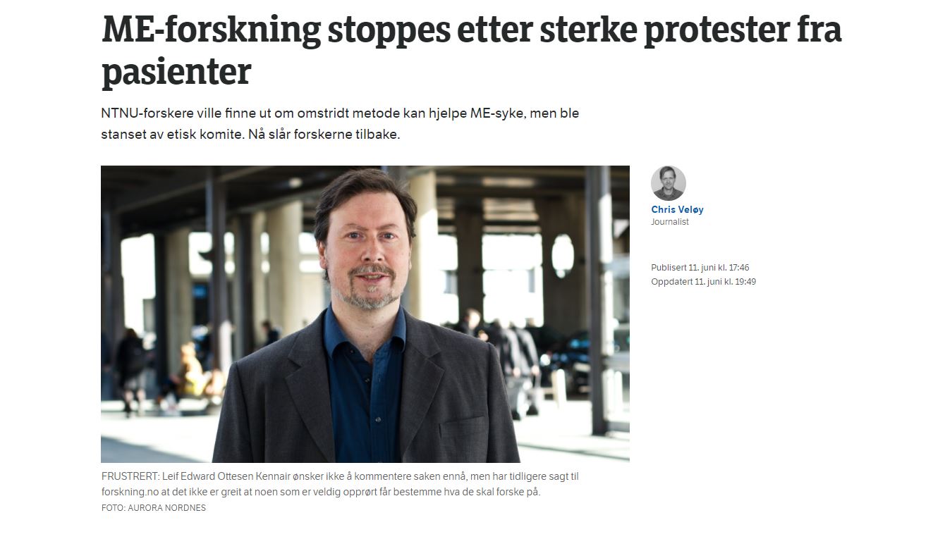 avisoppslag LP-studie Kennair