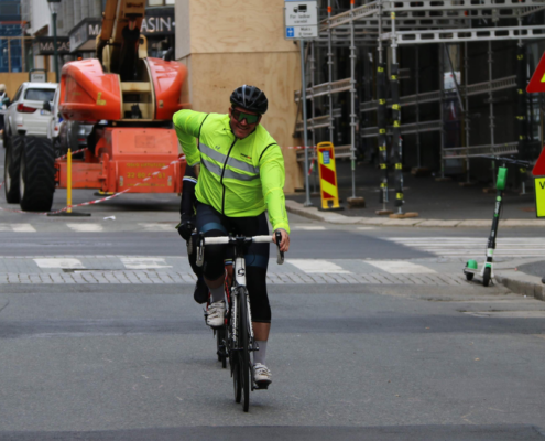 tom eirik syklet trondheim oslo ankomst Oslo