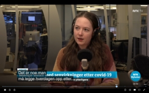 kvinne i dagsnytt 18 studio Sidsel Fjelltun
