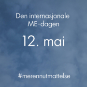 Den internasjonale ME-dagen, lette skyer mot blå himmel