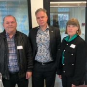Trude Schei og Olav Osland - møte med Bjørlo og Venstre
