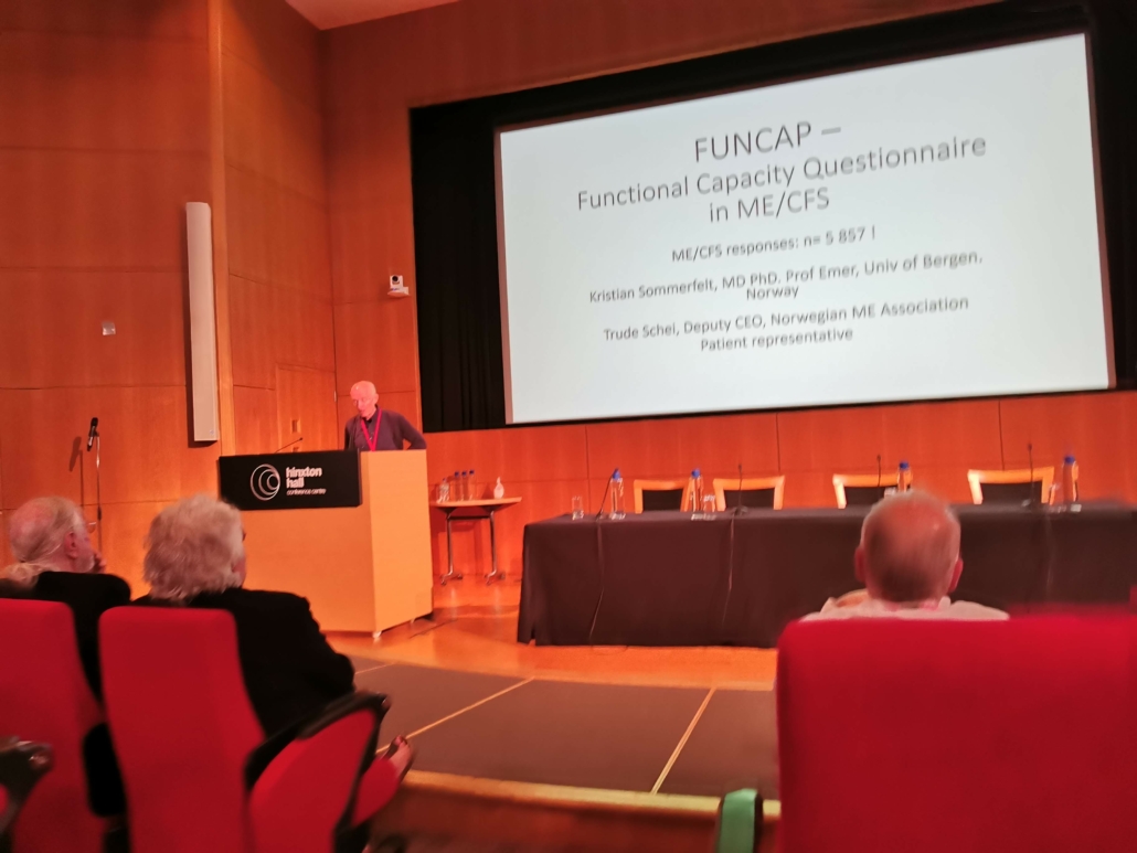 Kristian Sommerfelt presenterer FUNCAP Invest in ME 2023