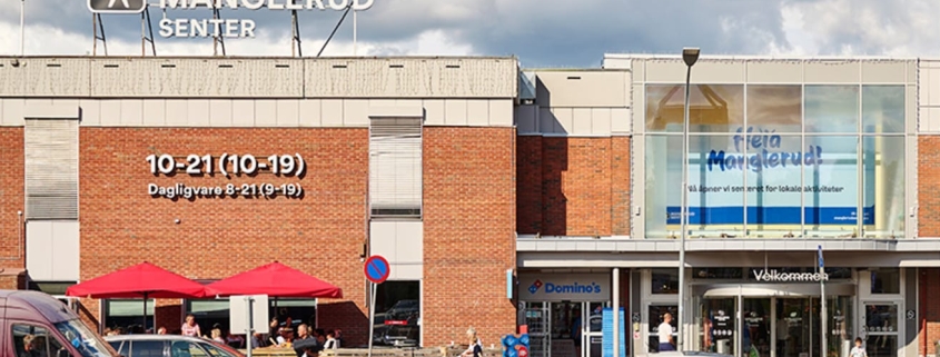 Kjøpesenter front