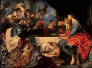 Painting: Peter Paul Rubens, Washing of Christ’s Feet, 1615 https://upload.wikimedia.org/wikipedia/commons/5/58/Rubens-Feast_of_Simon_the_Pharisee.jpg