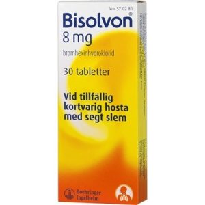 Bisolvon tablett 8 mg 30 st